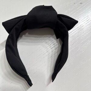 Black Bow Headband